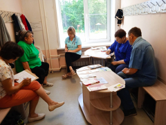 В спортивно-досуговом центре «Алтай» состоялся профилактический осмотр жителей