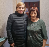 Поздравление бывших сотрудников диспансера, тружеников тыла